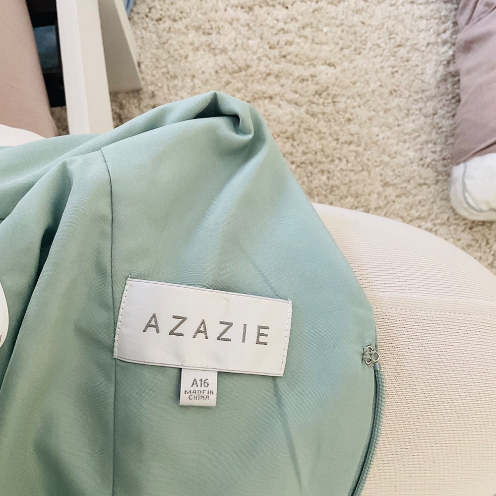 Teal Azazie Bridesmaids or Formal Dress - Picture 6 of 6